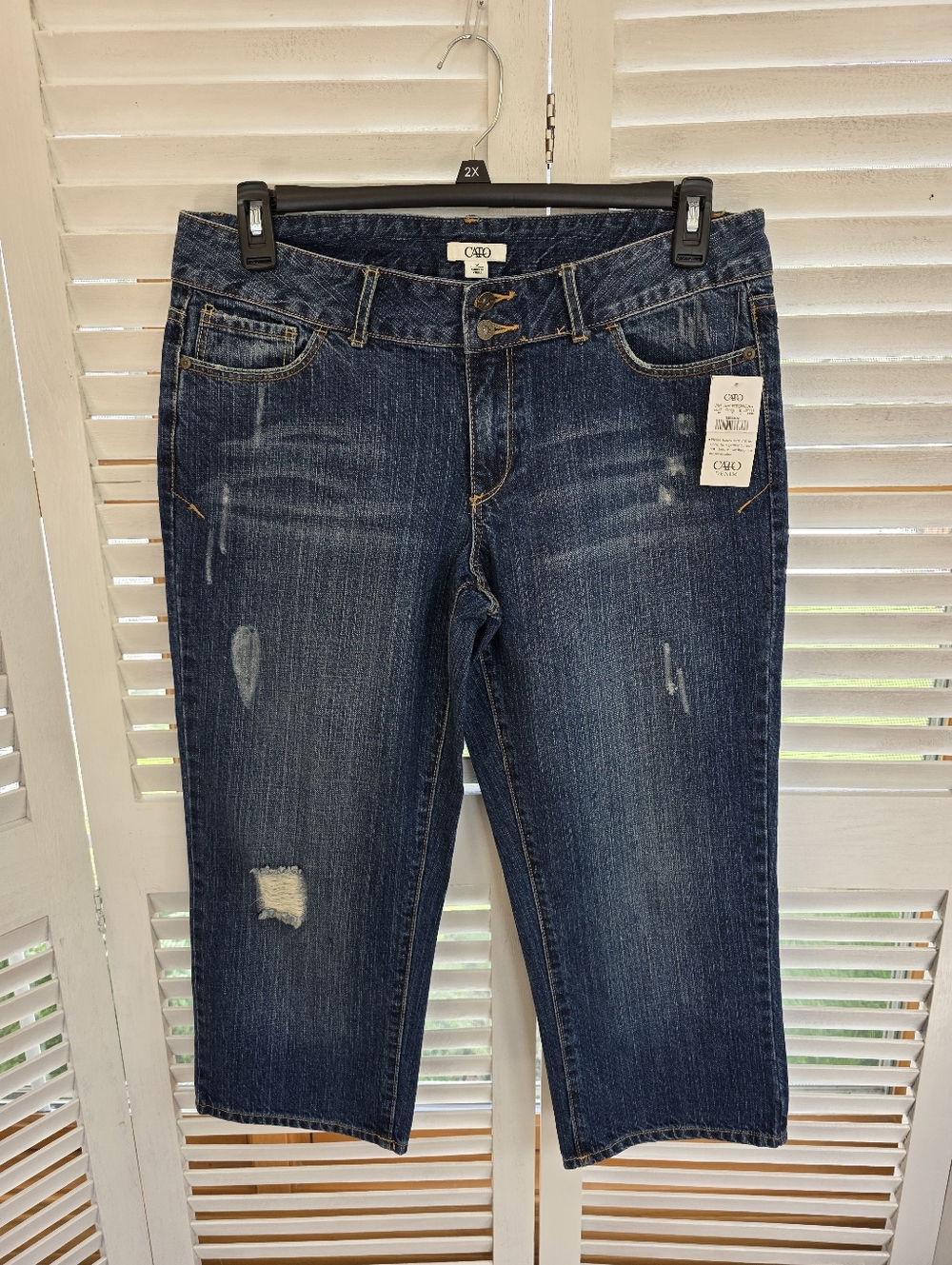 CATO Women's Denim Capris Size 12